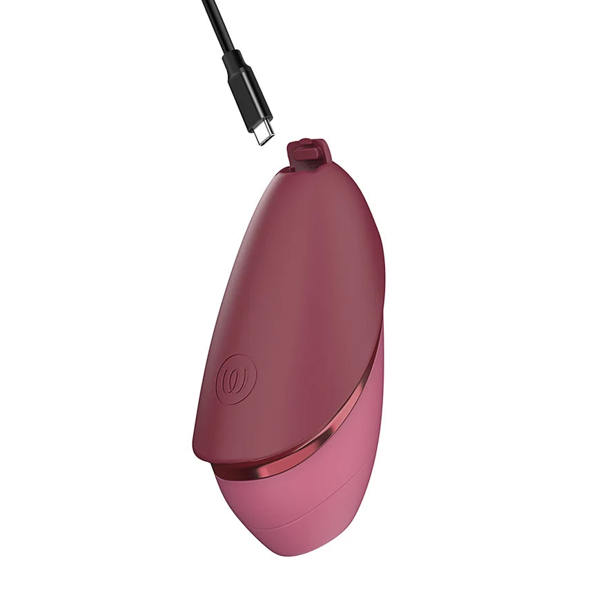 Next Liberty Rechargeable Silicone Clitoral Stimulator - Bordeaux