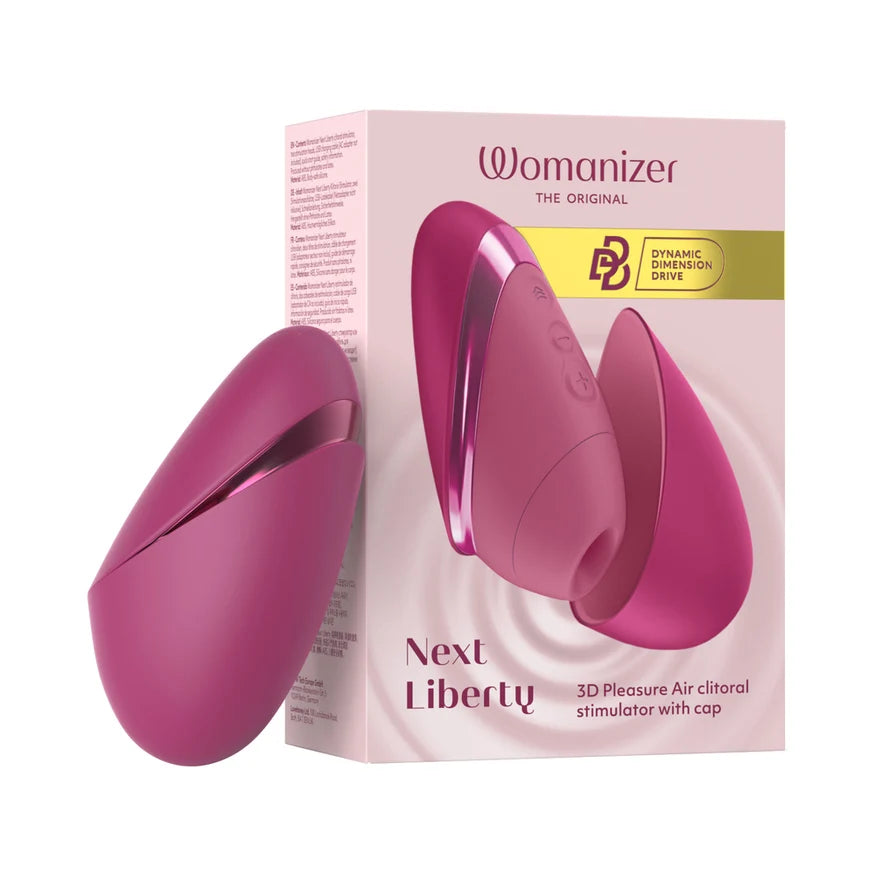Next Liberty Rechargeable Silicone Clitoral Stimulator - Vibrant Pink