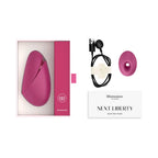 Next Liberty Rechargeable Silicone Clitoral Stimulator - Vibrant Pink