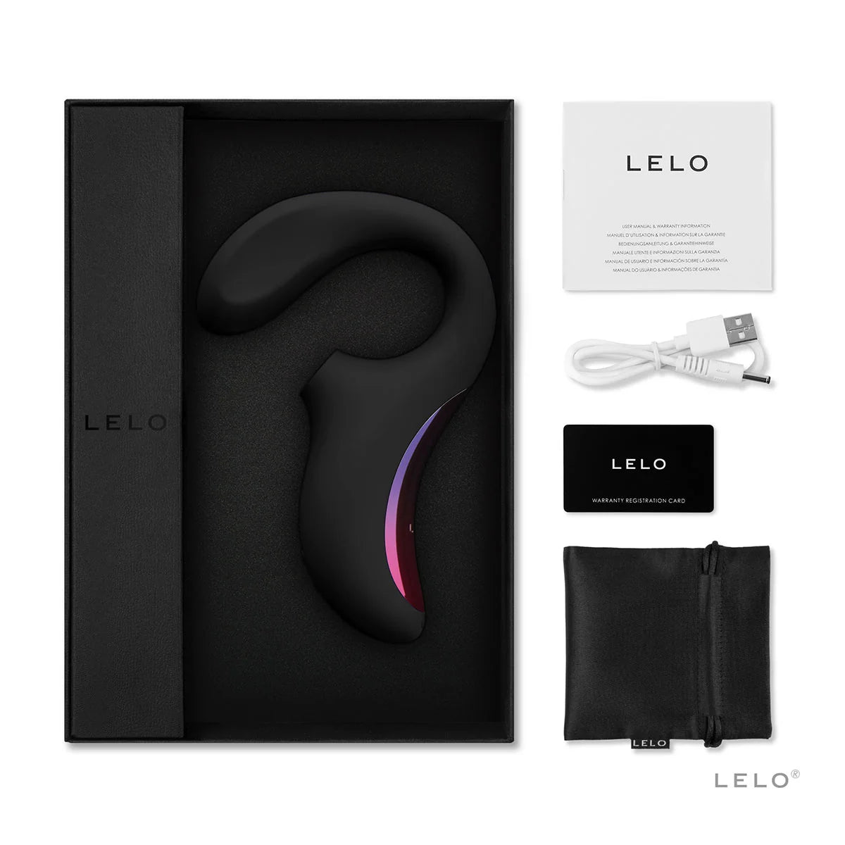 LELO ENIGMA CRUISE Suction Dual Stimulator Black