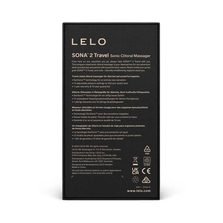 LELO SONA 2 Travel Pink