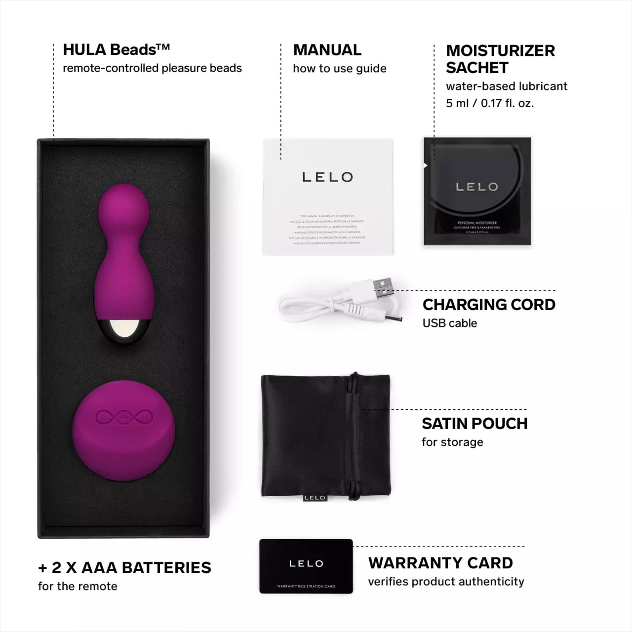 LELO HULA Beads Deep Rose