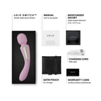 LELO SWITCH Double-Sided Wand Vibrator Soft Pink