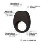 LELO TOR 3 Vibrating Cockring Black