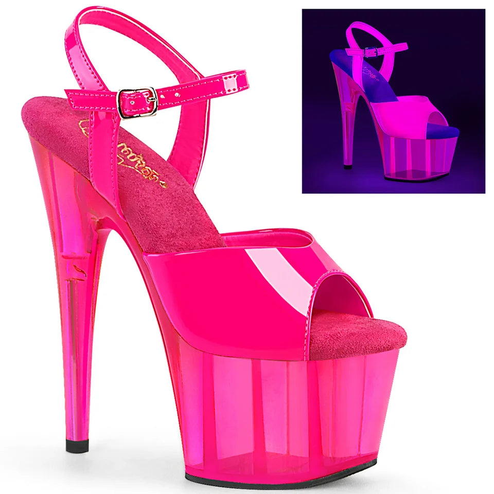Adore-709UVT Neon Hot Pink Patent