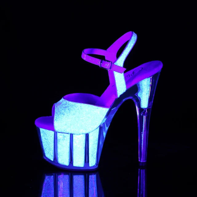 Adore-710UVG Neon Opal Glitter White