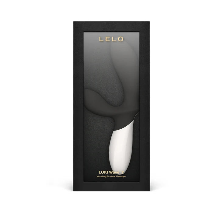 LELO LOKI Wave 2 Rechargeable Silicone Dual Stimulation Prostate Vibrator Black