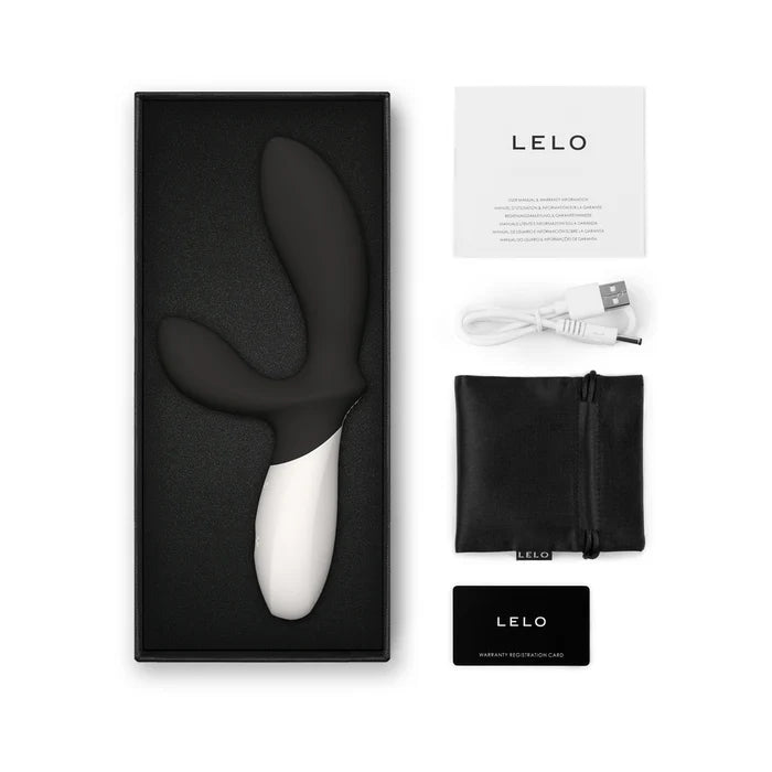 LELO LOKI Wave 2 Rechargeable Silicone Dual Stimulation Prostate Vibrator Black