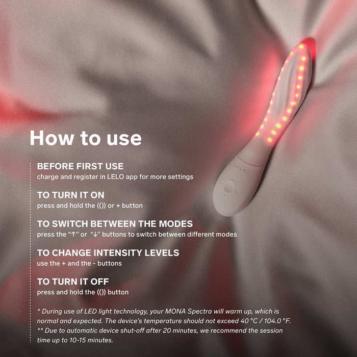 LELO Mona Spectra Massager Light Pink