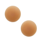 Mocha Yummy Skin Invisible Reusable Silicone Nipple Cover Pasties