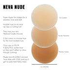 Nudie Patootie Nude Skin Invisible Reusable Silicone Nipple Cover Pasties