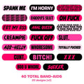 Ouchie Stix by Neva Nude Naughty Naughty XXX Bandages 40-Pack