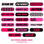 Ouchie Stix by Neva Nude Naughty Naughty XXX Bandages 40-Pack