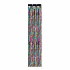Rainbow Custard Puff Multicolor Sparkle Tinsel Hair Extension Clips 3 Pk