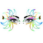 Rainbow Petal Glow Holographic Face Sticker