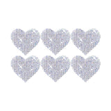 Razzle Dazzle Crystal Jewel Sparkle I Heart U Small Body Stickers 6PK