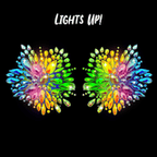 Shine Bright Led Luminip Light Up Crystal Nipple Cover