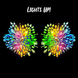 Shine Bright Led Luminip Light Up Crystal Nipple Cover
