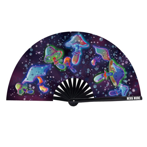 Shrooms Clack Fan with Thigh Bag