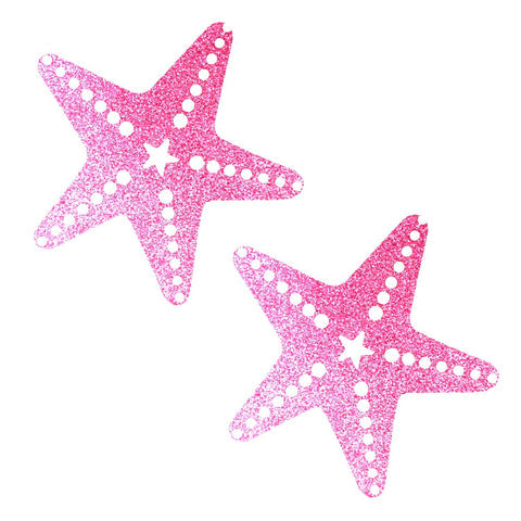 Sparkle Pony Pink Glitter Sexy Starfish Nipple Cover Pasties