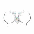 Star Fall Crystal Jewel Bodistix Body Sticker