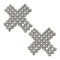 Subzero Silver Stud X Nipple Cover Pasties