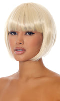 Blonde Bob Wig with Bangs