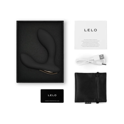 Black HUGO 2 Prostate Massager with Remote